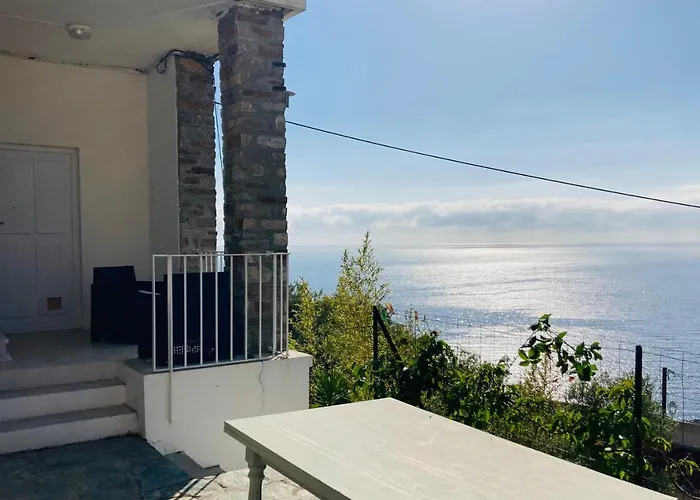 Maison Mediterraneo - Rez De Villa, Vue Imprenable Sur La Mer Pietranera