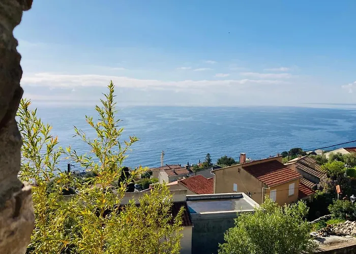 Maison Mediterraneo - Rez De Villa, Vue Imprenable Sur La Mer Pietranera